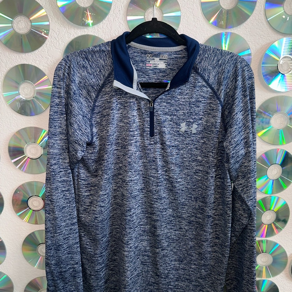 Under Armour Heathered Blue Pullover